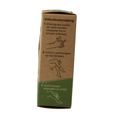 Happysoaps Shaving bar aloe vera 80 Gram