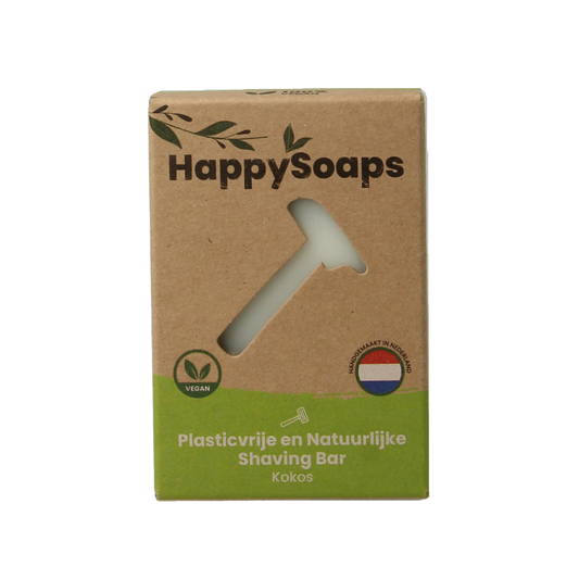 Happysoaps Shaving bar kokos 80 Gram