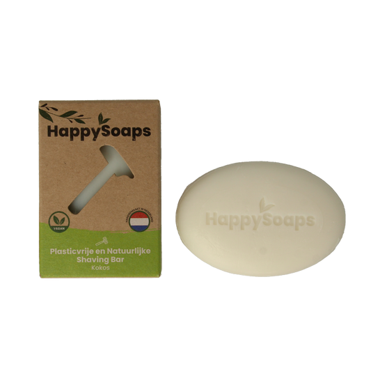 Happysoaps Shaving bar kokos 80 Gram