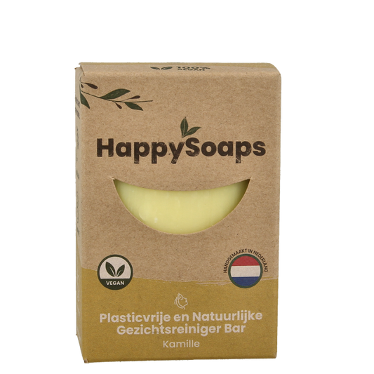 Happysoaps Gezichtsreiniger bar kamille 70 Gram
