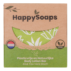 Happysoaps Bodylotion bar aloe you vera much 70 Gram