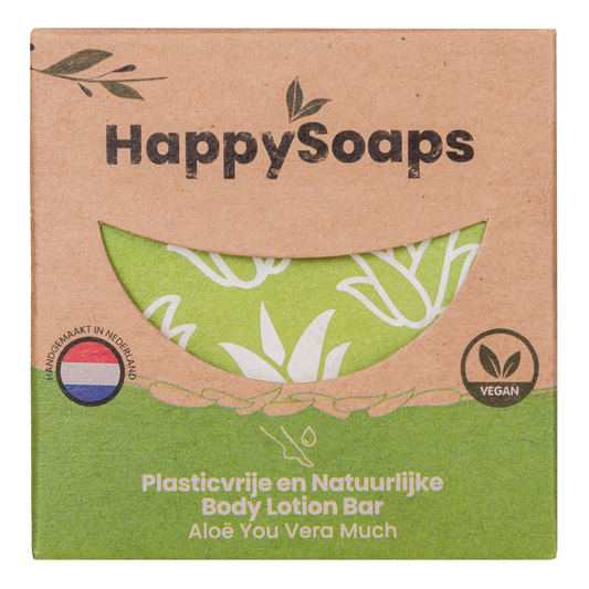 Happysoaps Bodylotion bar aloe you vera much 70 Gram