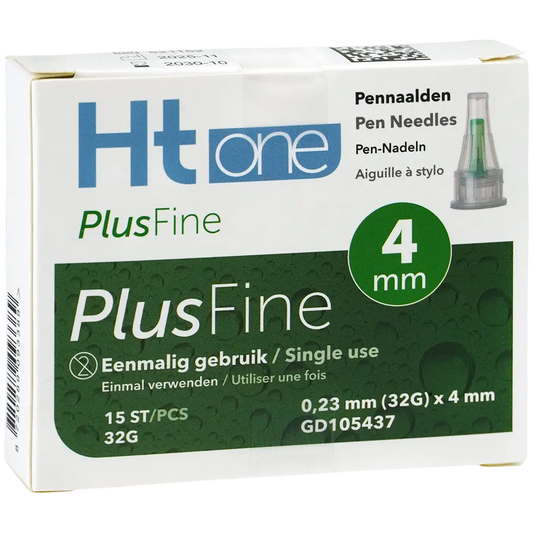 HT One Ht One Plusfine pennnaalden 4mm 32G (15) 15.00 Stuks