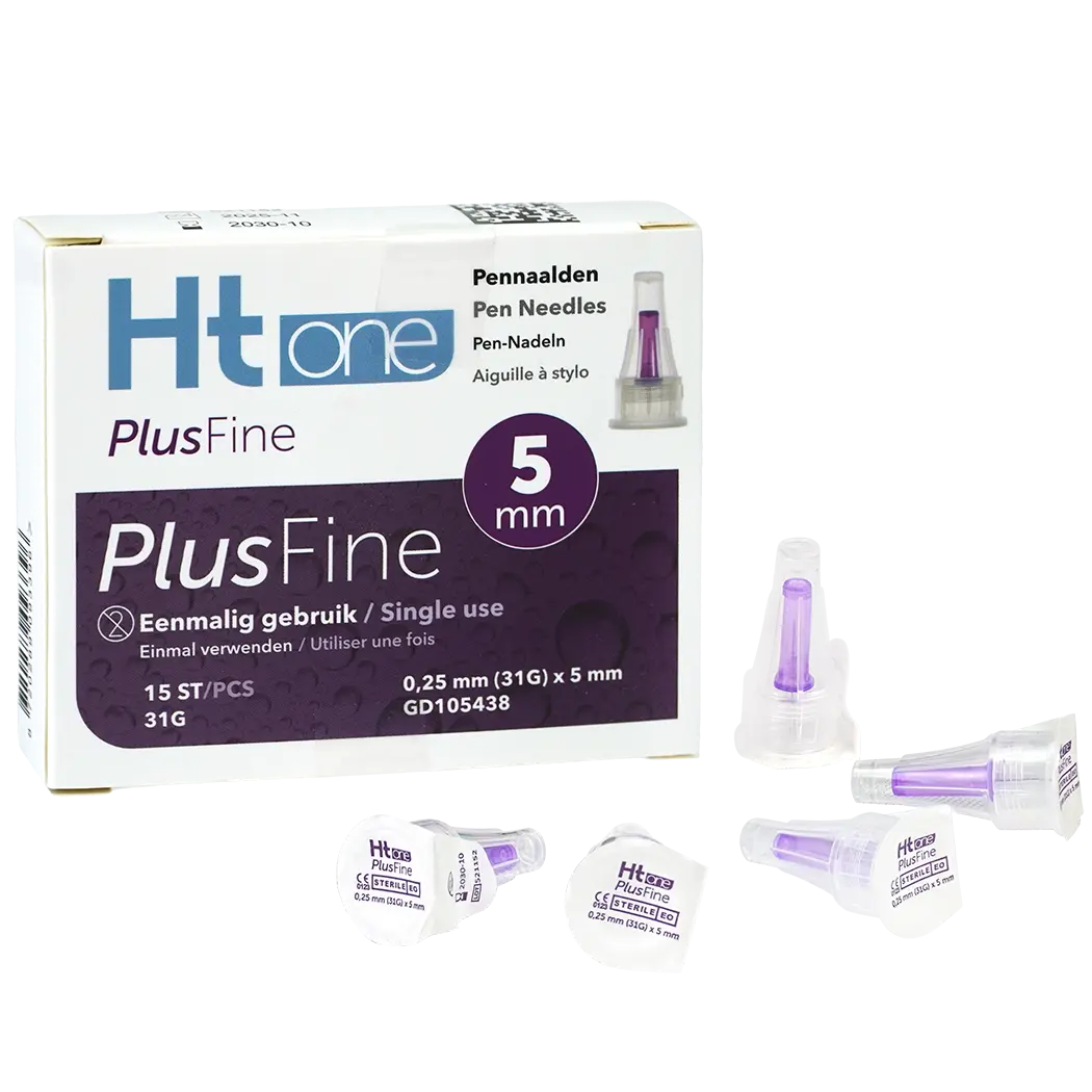 HT One Ht One Plusfine pennnaalden 5mm 31G (15) 15.00 Stuks