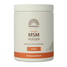 Mattisson MSM poeder vegan 550 Gram