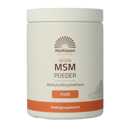 Mattisson MSM poeder vegan 550 Gram