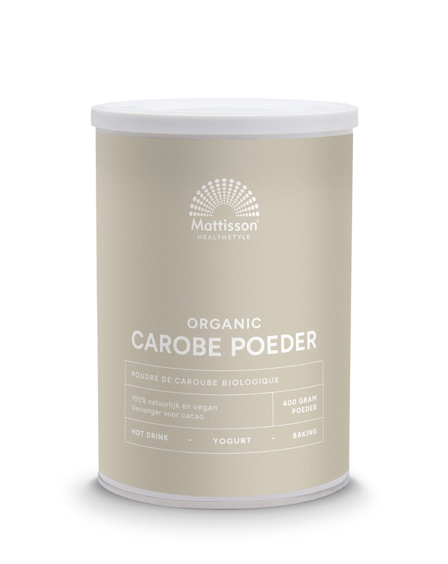 Mattisson Carobe poeder bio 400 Gram