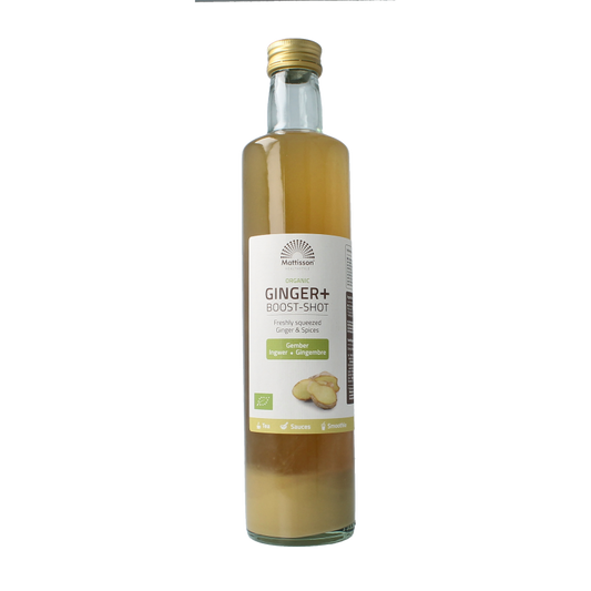 Mattisson Organic ginger + boost shot bio 500 Milliliter