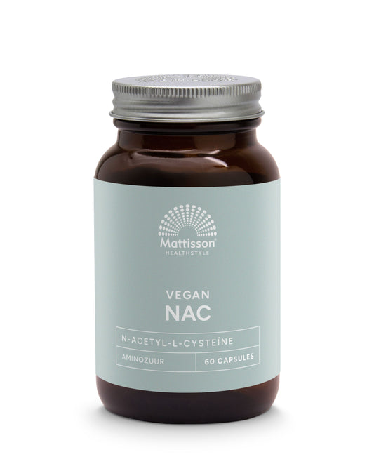 Mattisson NAC N-Acetyl L-Cysteine 600mg 60 Vegetarische capsules