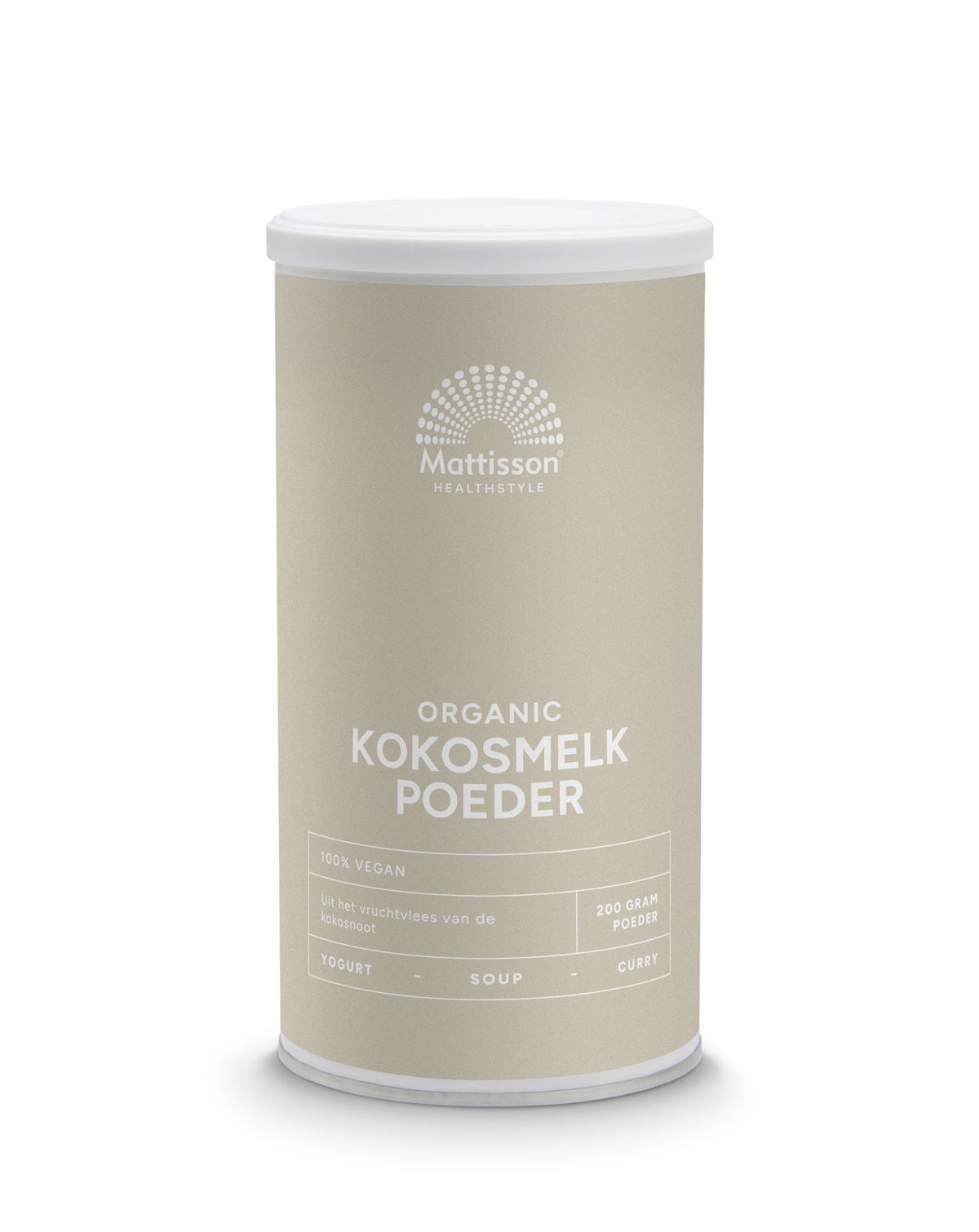 Mattisson Kokosmelk poeder bio 200.00 Gram