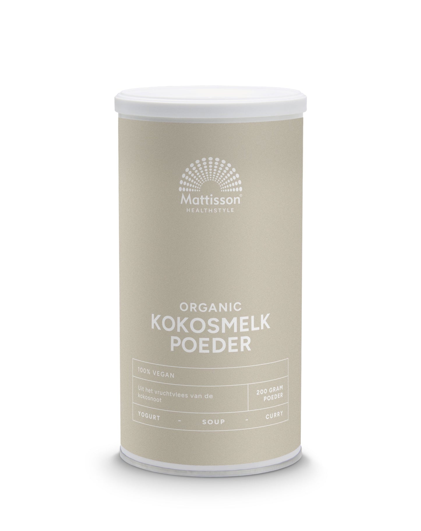 Mattisson Kokosmelk poeder bio 200 Gram