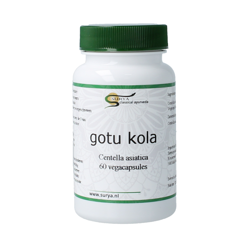 Surya Gutu kola centella asiatic 60 Capsules