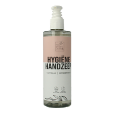 The Green Lab Co Handzeep vloeibaar saffraan & citroen met pomp 300 Milliliter