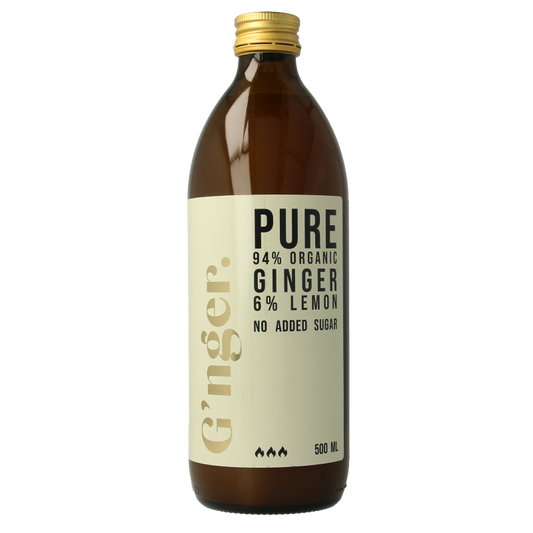 G'nger Gembersap met citroensap bio 500 Milliliter