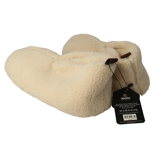 Apollo Slof dames teddy offwhite 39/40 1.00 Paar