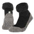 Apollo Huisslof wol anti-slip antraciet 43/44 1 Paar