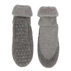 Apollo Huisslof wol anti-slip grijs 43/44 1 Paar