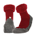 Apollo Huisslof wol anti-slip rood 37/38 1.00 Paar