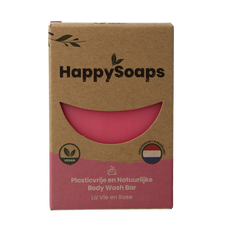 Happysoaps Body bar la vie en rose 100 Gram