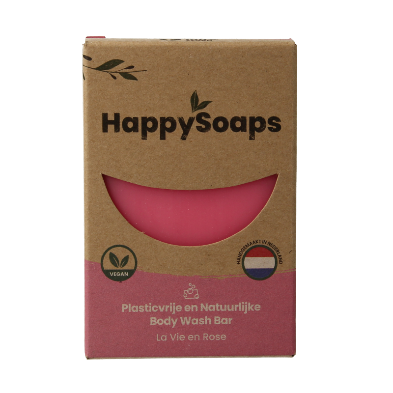 Happysoaps Body bar la vie en rose 100 Gram