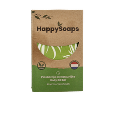 Happysoaps Body oil bar aloe you vera much 70 Gram