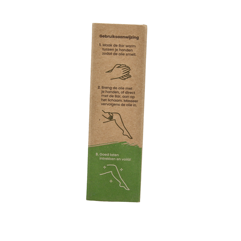 Happysoaps Body oil bar aloe you vera much 70 Gram