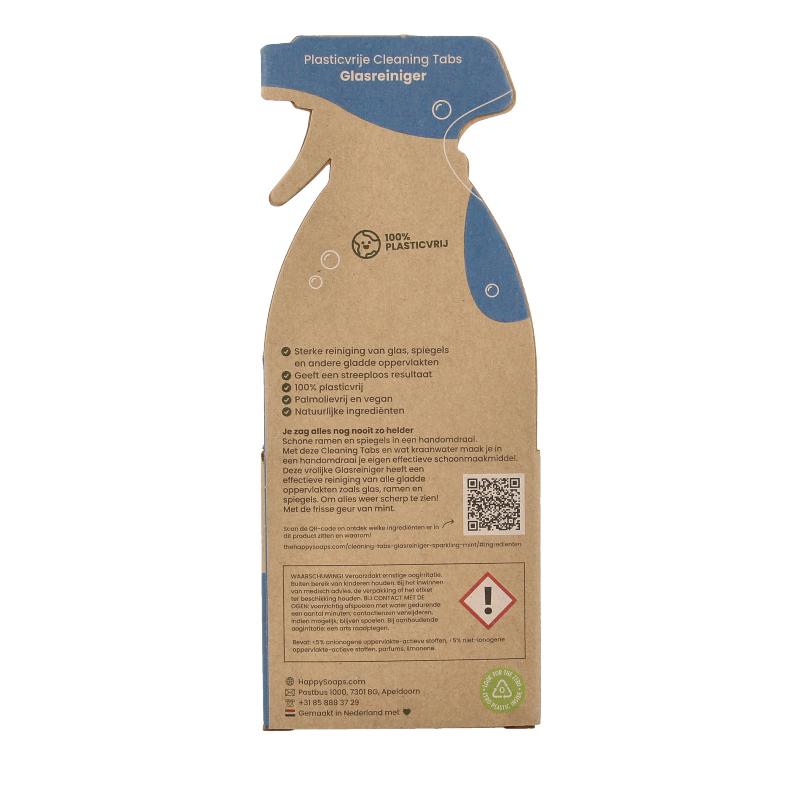 Happysoaps Cleaning tabs glasreiniger sparkling mint 3 Stuks
