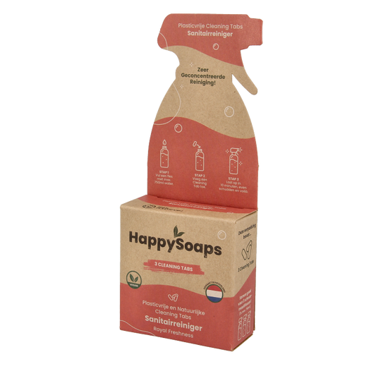 Happysoaps Cleaning tabs sanitairreiniger royal freshness 3 Stuks