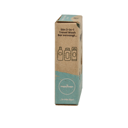 Happysoaps 3-in-1 Travel wash beach 40 Gram