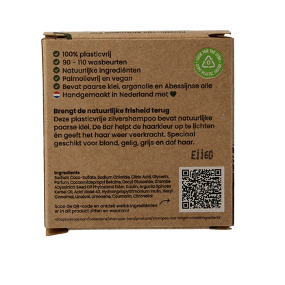 Happysoaps Shampoo bar bright violet 70 Gram