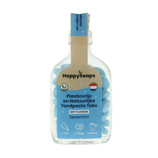 Happysoaps Tandpasta tabs met fluoride 62 Stuks
