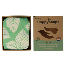 Happysoaps Hand & voetcreme bar absolute mint 40 Gram