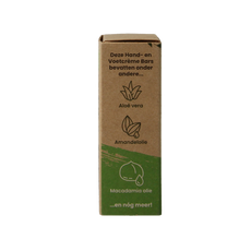 Happysoaps Hand & voetcreme bar aloe vera 40 Gram