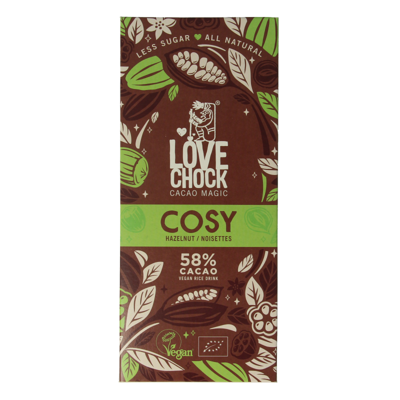 Lovechock Cosy hazelnut bio 70 Gram