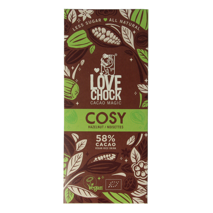 Lovechock Cosy hazelnut bio 70 Gram