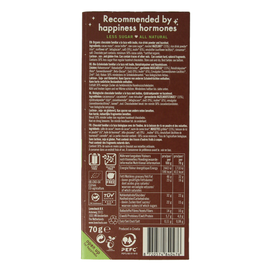 Lovechock Cosy hazelnut bio 70 Gram