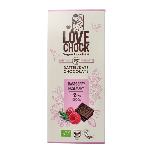 Lovechock Raspberry rosemary bio 70 Gram