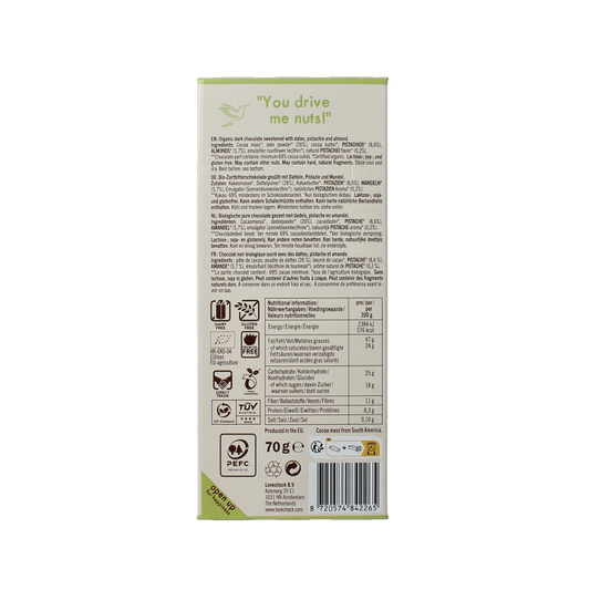 Lovechock Pistache almond bio 70 Gram