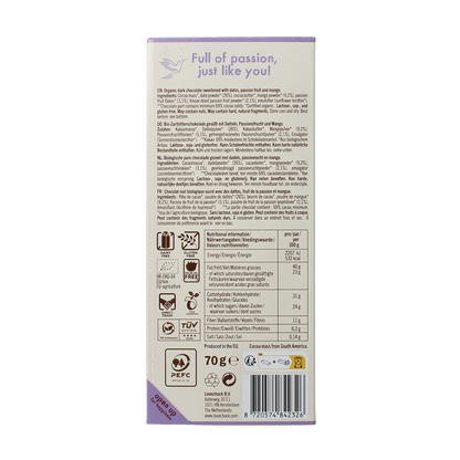 Lovechock Passionfruit mango bio 70.00 Gram
