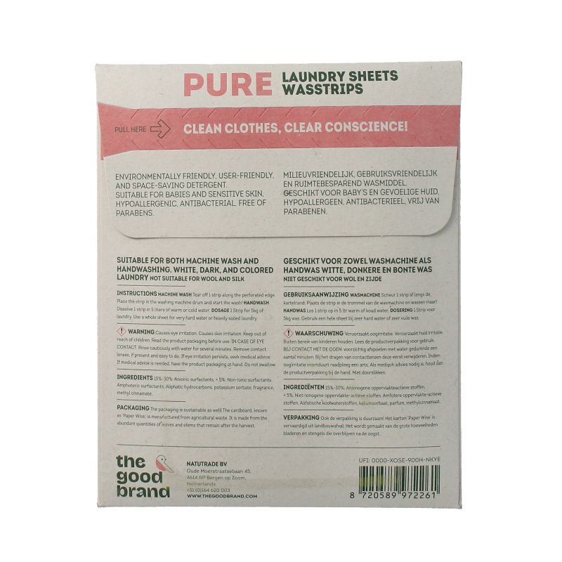 The Good Brand Wasstrips spring breeze 16 Stuks