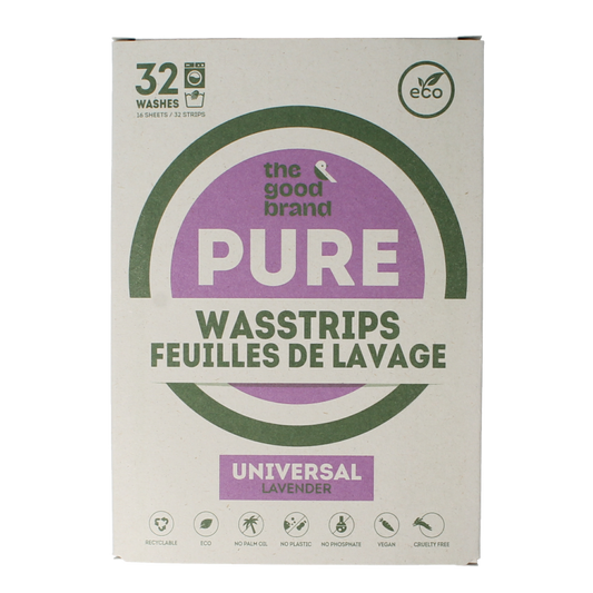 The Good Brand Wasstrips lavender 32 Stuks
