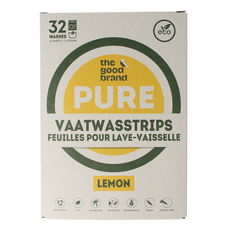 The Good Brand Vaatwasstrips lemon 32 Stuks