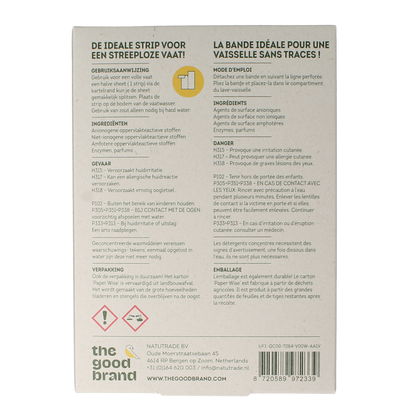 The Good Brand Vaatwasstrips lemon 32.00 Stuks