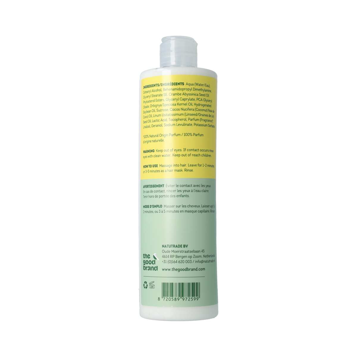 The Good Brand coconut Sugar & Flaxseed Conditioner 400.00 Milliliter