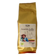 SUN Coffee Gezeilde koffiebonen dark roast bio 250.00 Gram