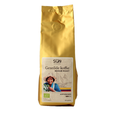 SUN Coffee Gezeilde koffiebonen medium roast bio 250.00 Gram