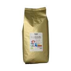 SUN Coffee Gezeilde koffiebonen extra dark roast bio 1.00 Kilogram