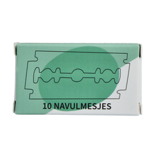 Shampoobars Safety razor mesjes navulling 10 Stuks