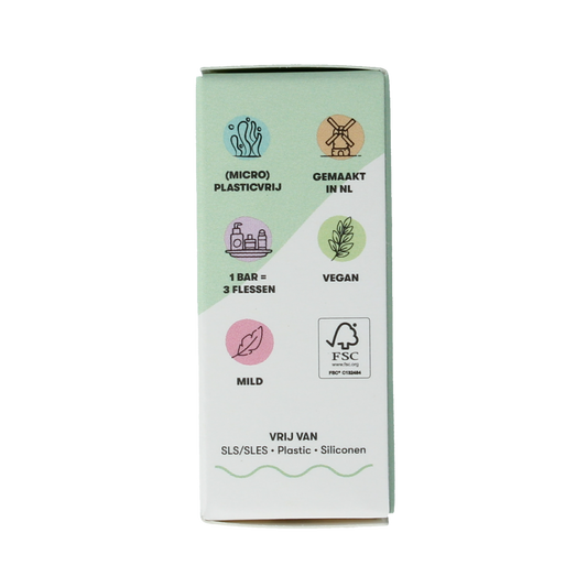 Shampoobars Shampoo bar aloe vera & komkommer 60.00 Gram