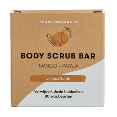 Shampoobars Body scrub bar mango & papaja 60 Gram